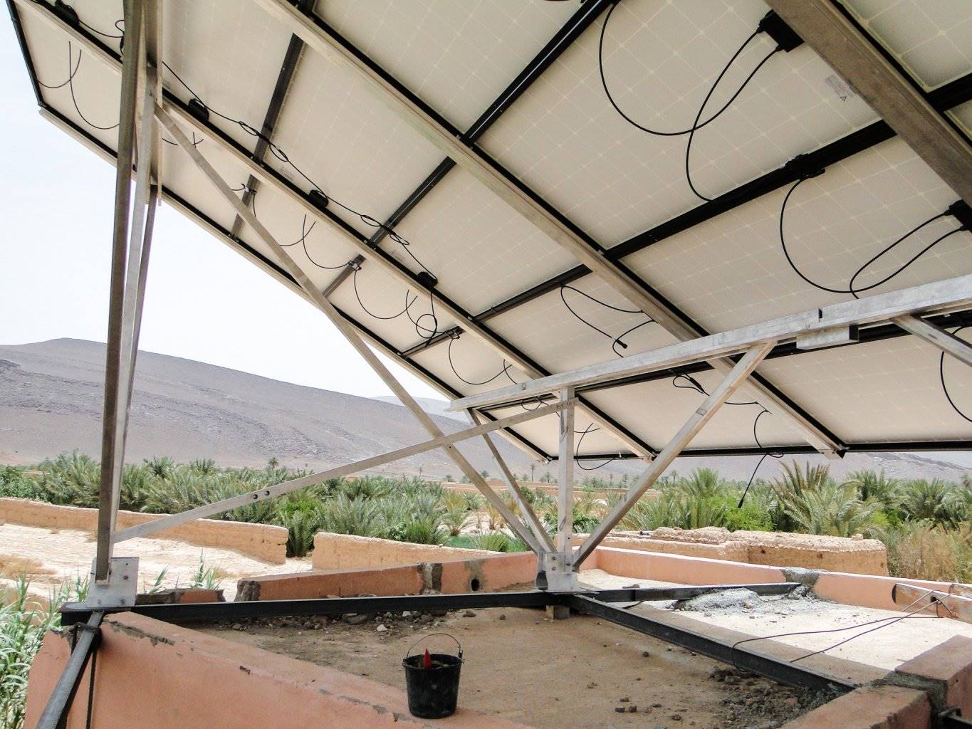 Pompage solaire pour une palmeraie au Maroc