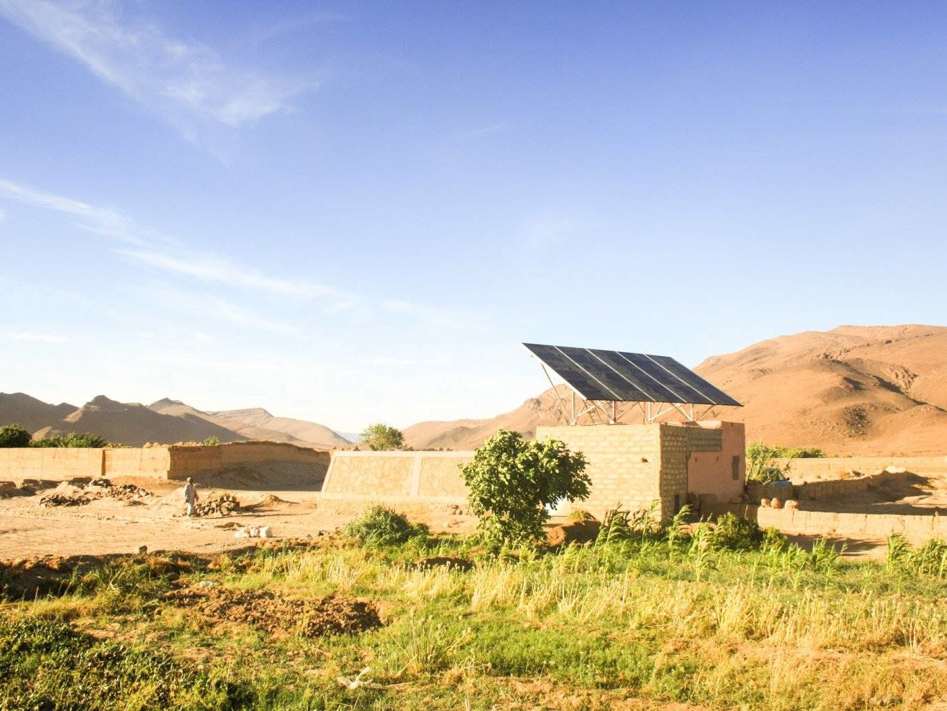 Pompage solaire pour une palmeraie au Maroc